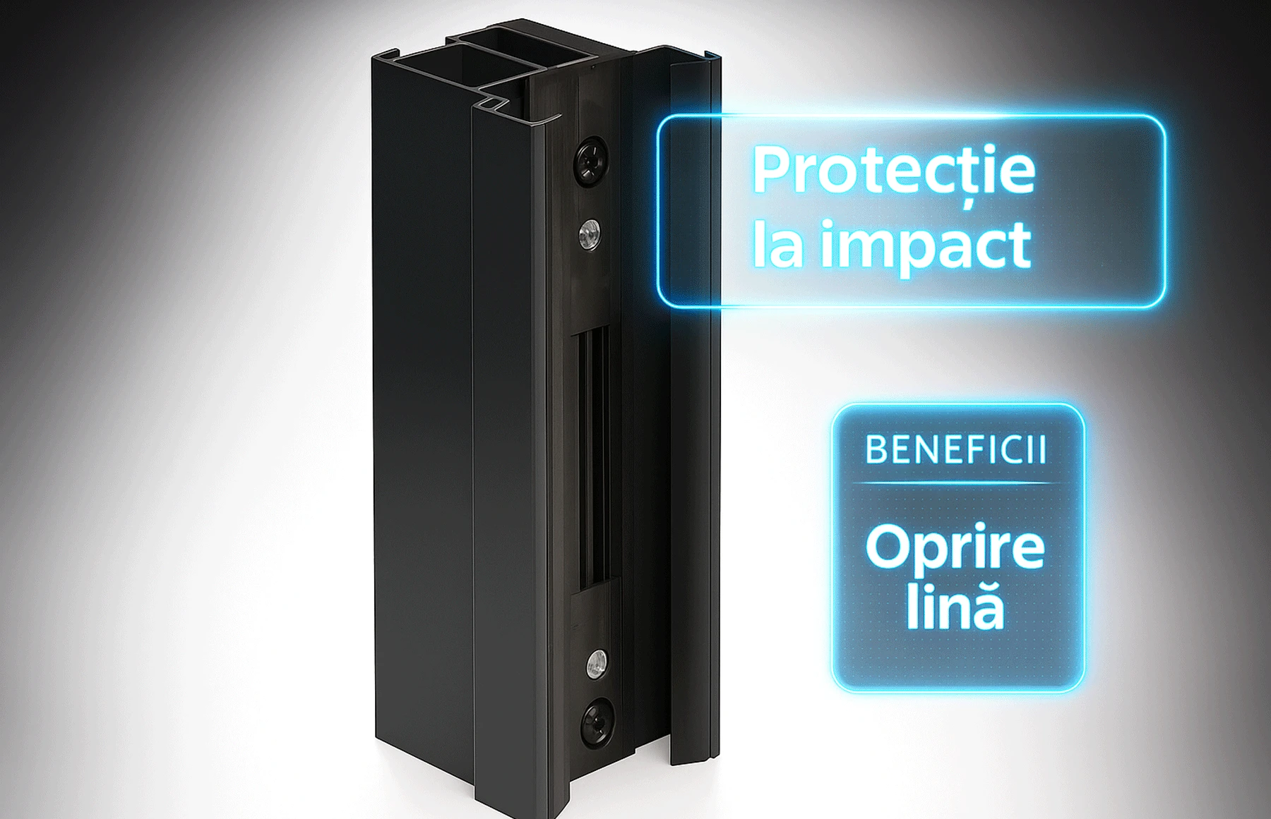 Poarta culisanta glisanta metalica din aluminiu, prefabricata, model Jaluzea Suprem, gri antracit, 3000x1800mm