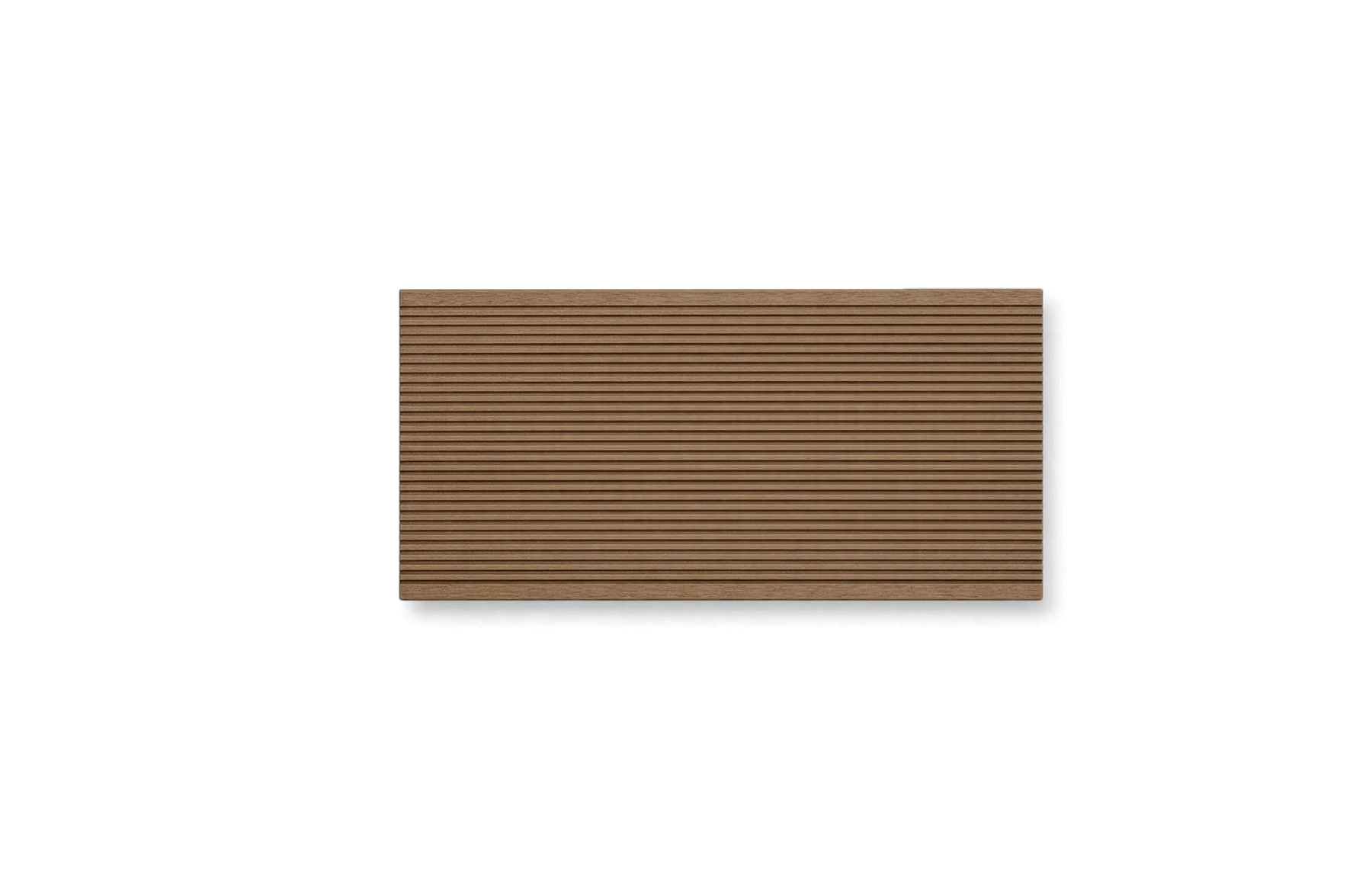 Placa WPC decking antichizat /dungi stejar inchis, gol rotund Dimensiune: 146x22.8mm, Lungime: 3800mm