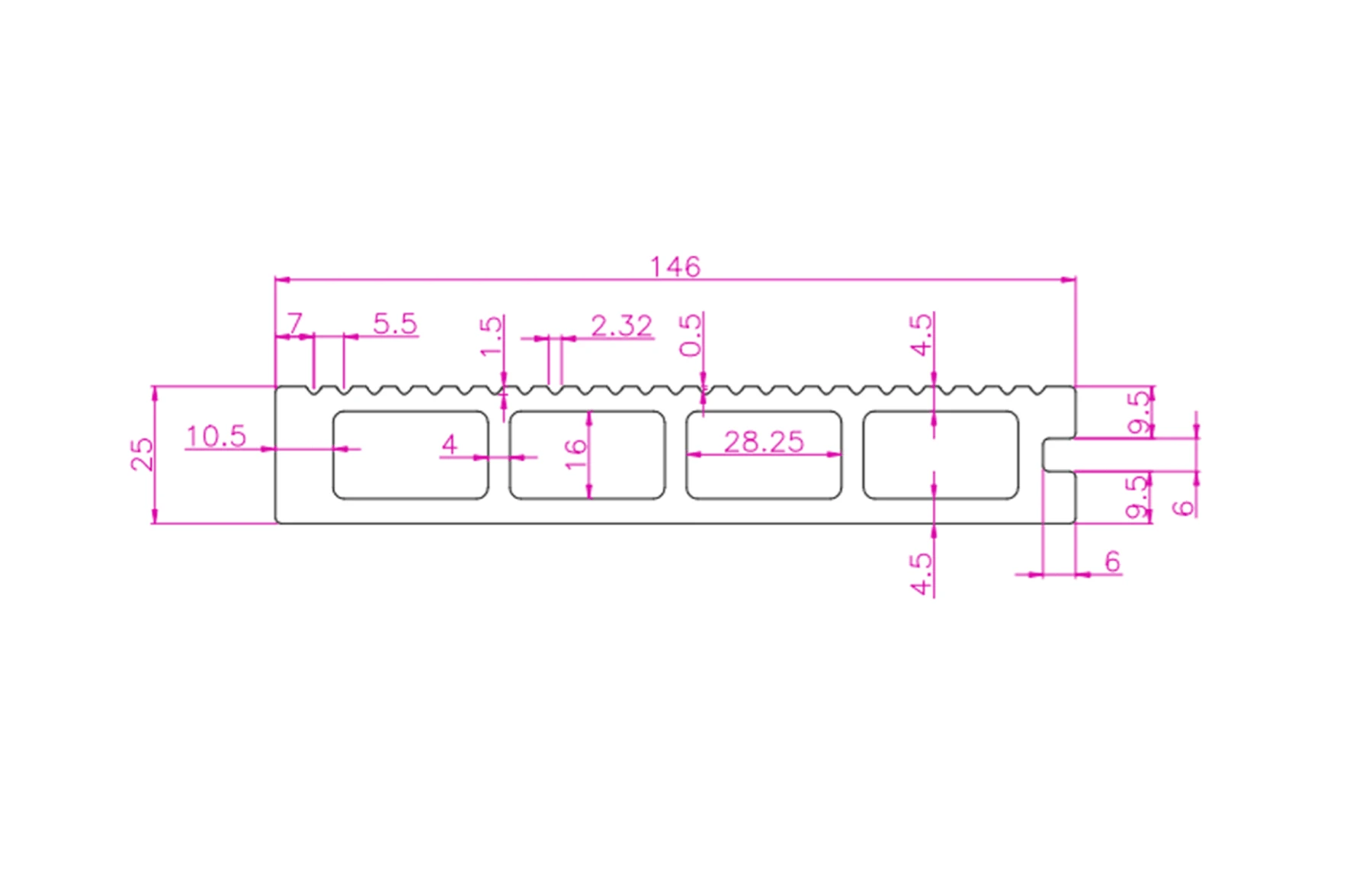 Placa WPC Final Decking Gri Inchis , Dimensiune 146x25mm L 4000mm
