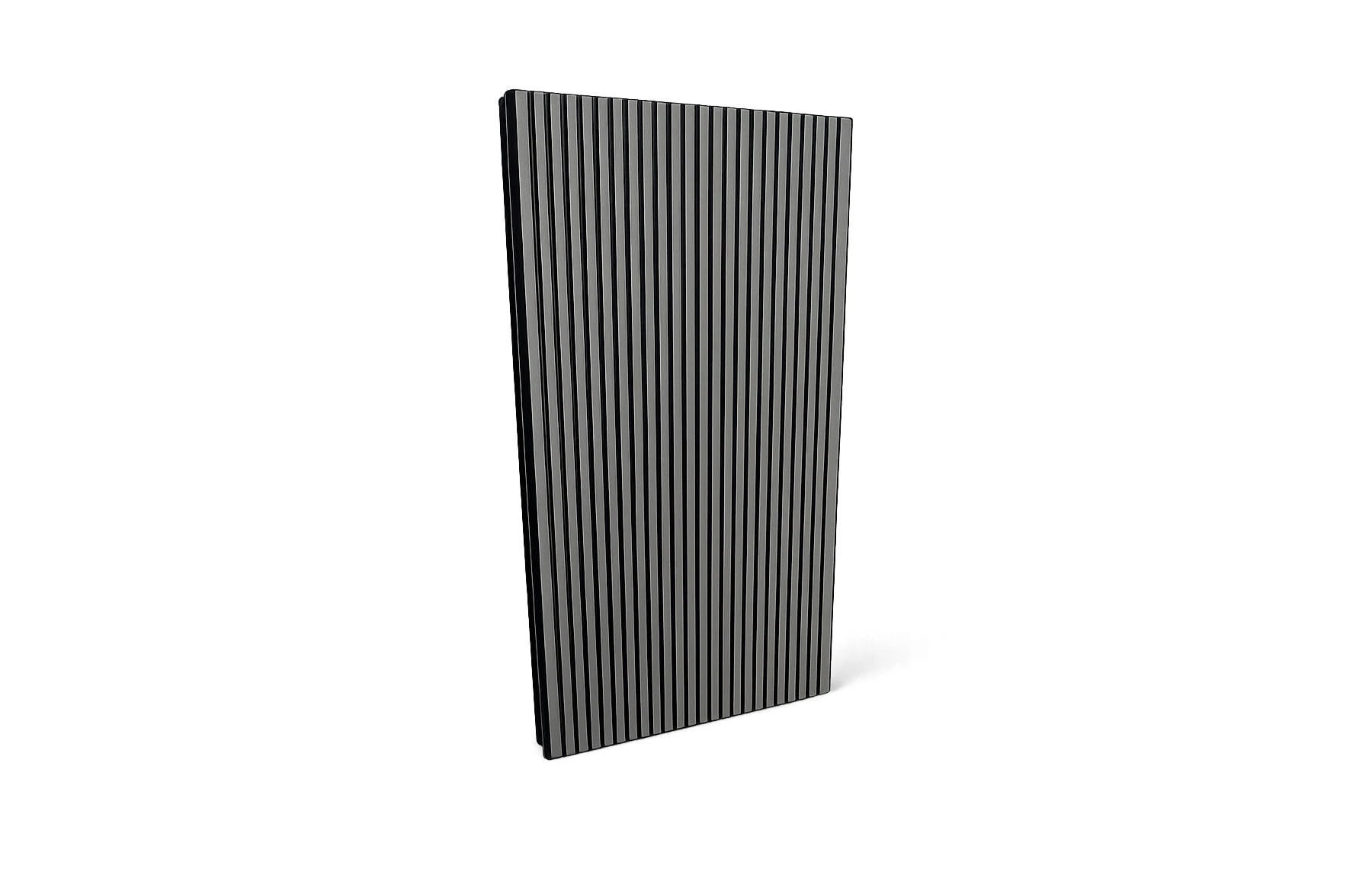 Placa Deck 3D Gri din WPC 150x23mm, L 3800mm, Structura cu Gol Rotund pentru Rezistenta Sporita