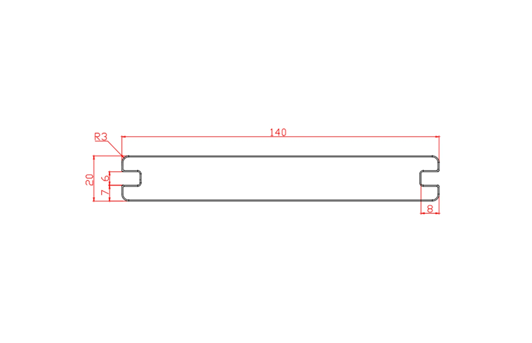 Placa decking WPC coextrudat, 140x20 mm, 3800 mm, maro, dubla fata simpla si 3D, rezistent exterior