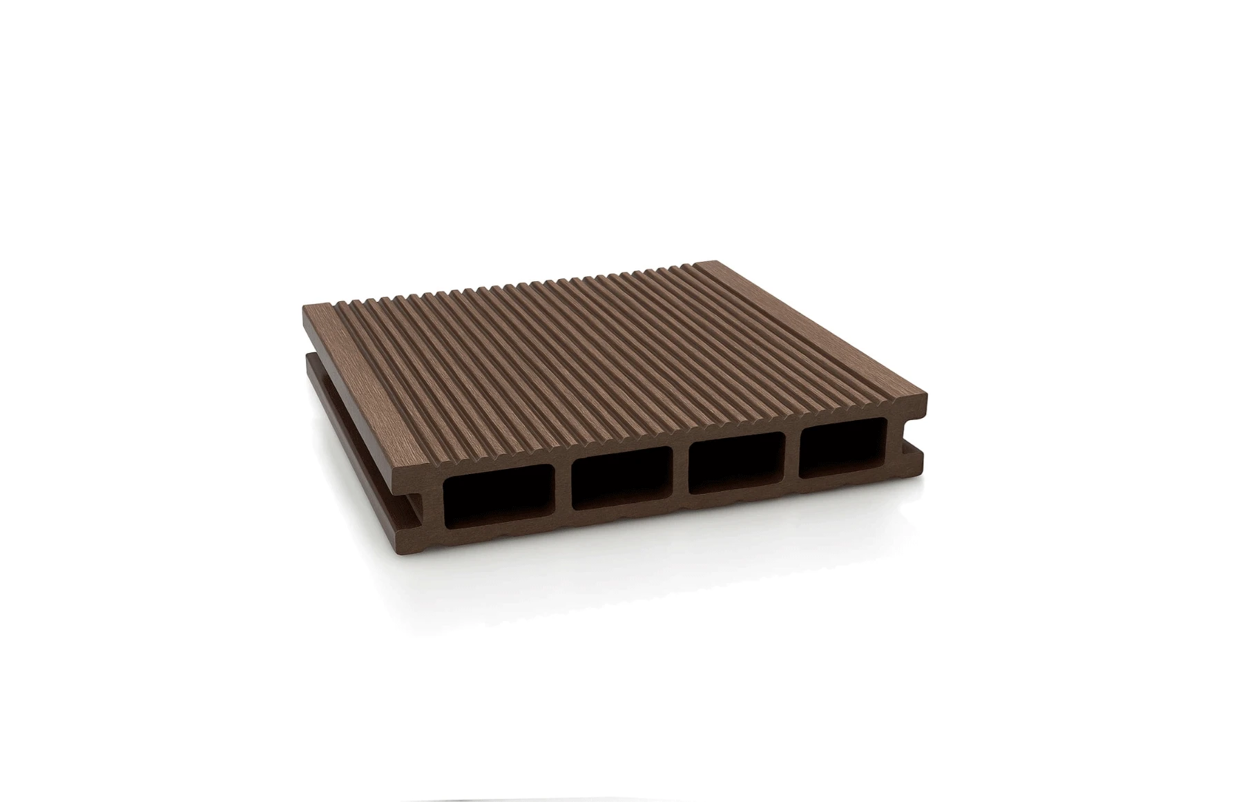 Placa Decking WPC Lemn Compozit WPC 146x24mm, L 3800mm, Gama ECO 3800 mm