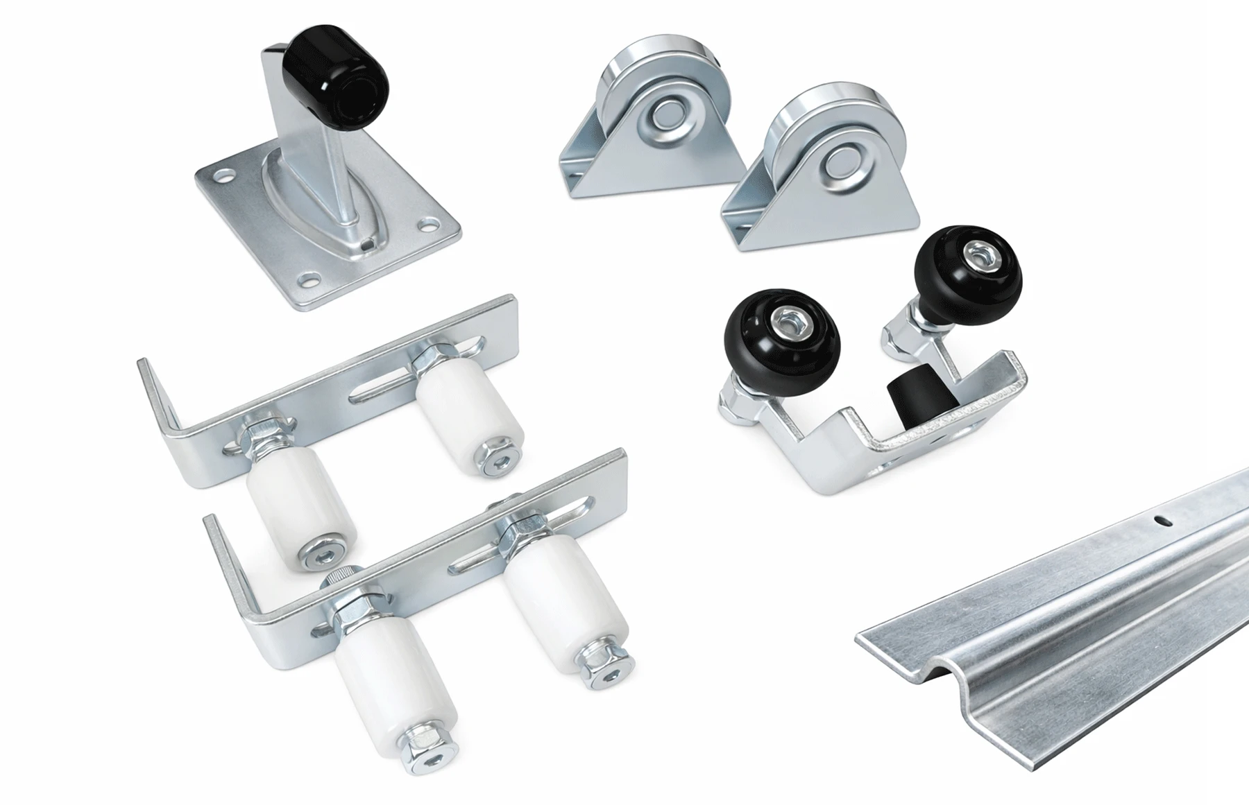 Kit poarta culisanta M1, greutate sustinuta 175kg