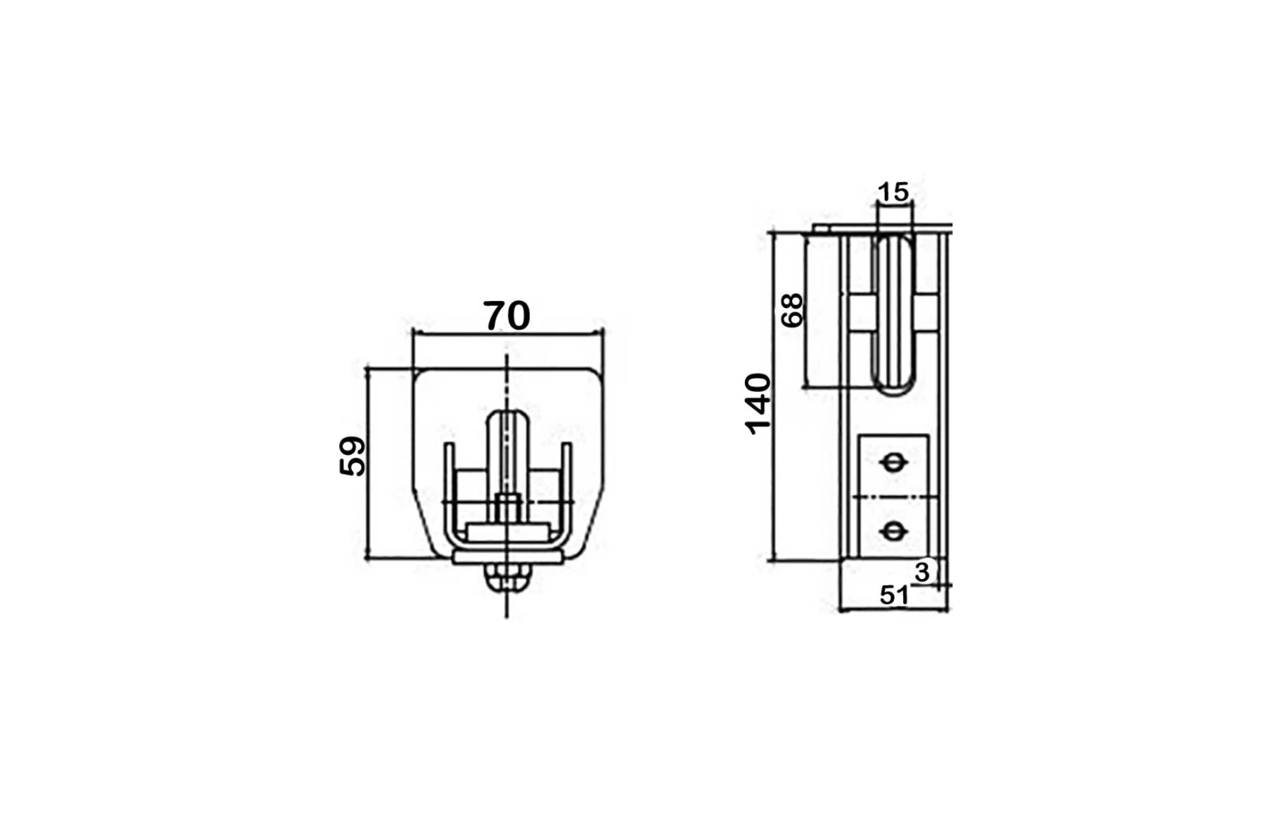 Kit poarta autoportanta XS8 MAX, 5.8 metri sina, greutate sustinuta 350kg