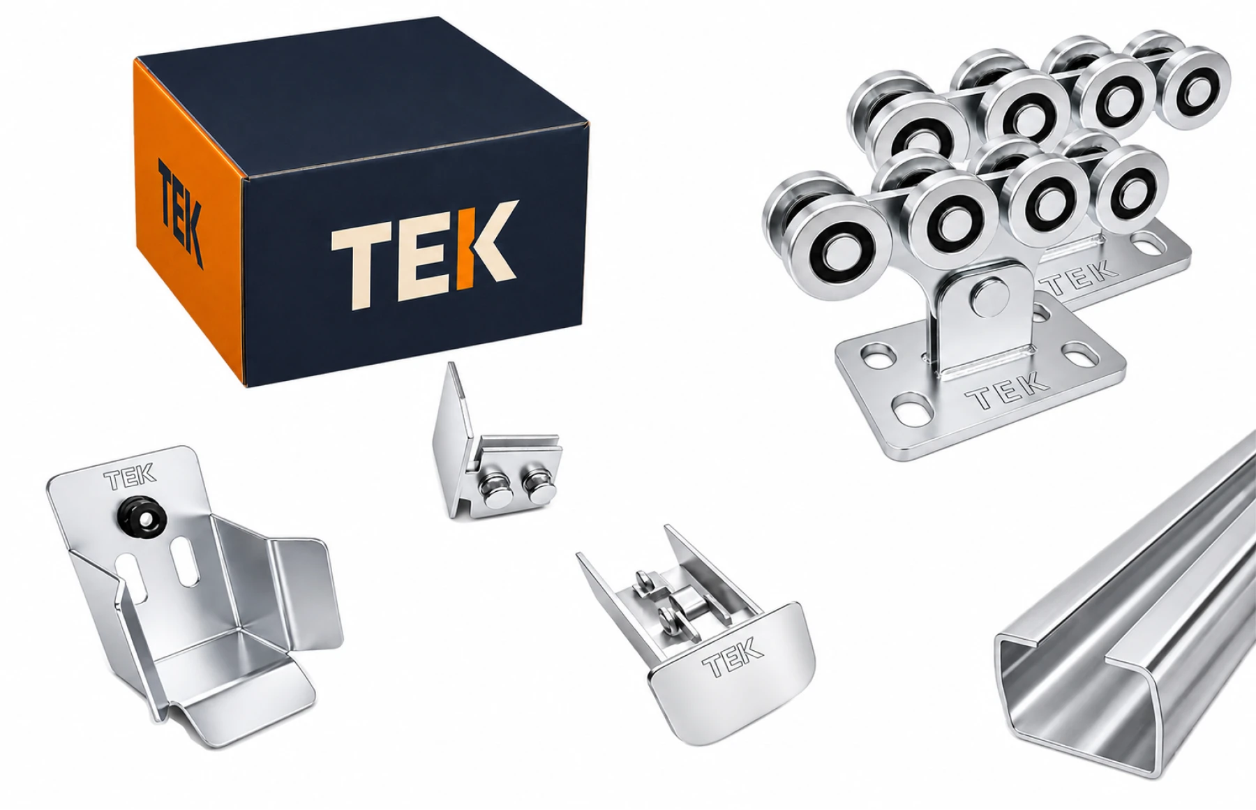 Kit poarta autoportanta XS8, 5.8 metri sina, greutate sustinuta 350kg