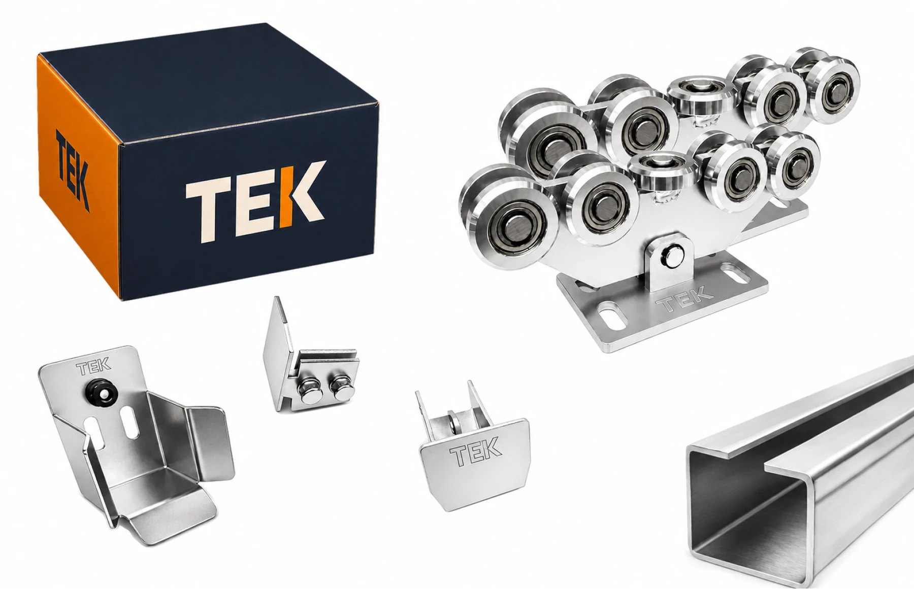 Kit poarta autoportanta D9, 12metri sina, greutate sustinuta 700kg