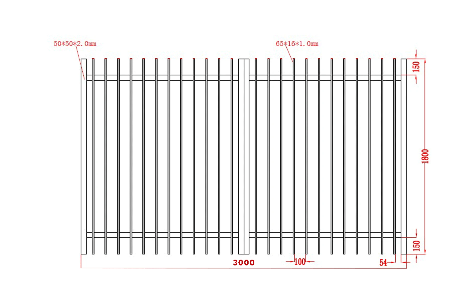Poarta auto batanta aluminiu 3000x1800mm, prefabricat, model Light Straight, Negru, Gama Light