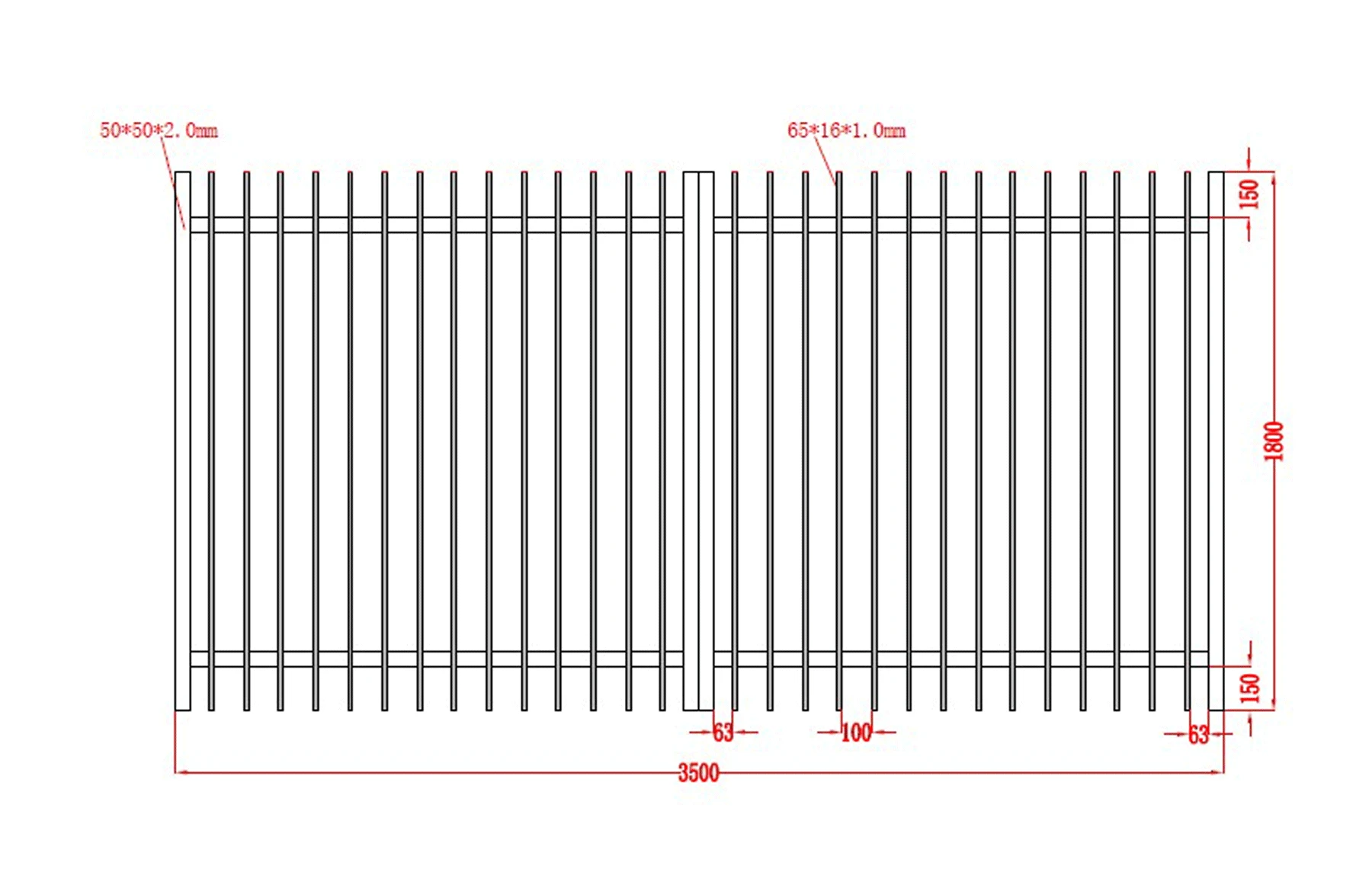 Poarta auto batanta aluminiu 3500x1800mm, prefabricat, model Light Straight, Negru, Gama Light