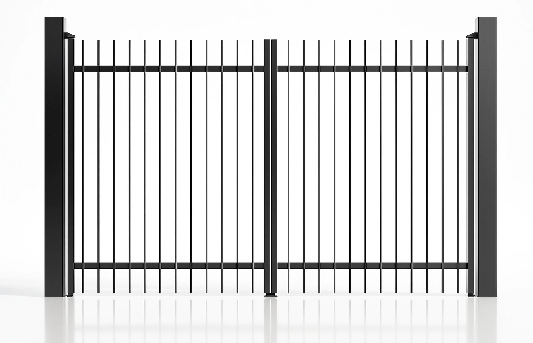 Poarta auto batanta aluminiu 3500x1800mm, prefabricat, model Light Straight, Negru, Gama Light Poarta auto batanta aluminiu 3500x1800mm, prefabricat, model Light Straight, Negru, Gama Light