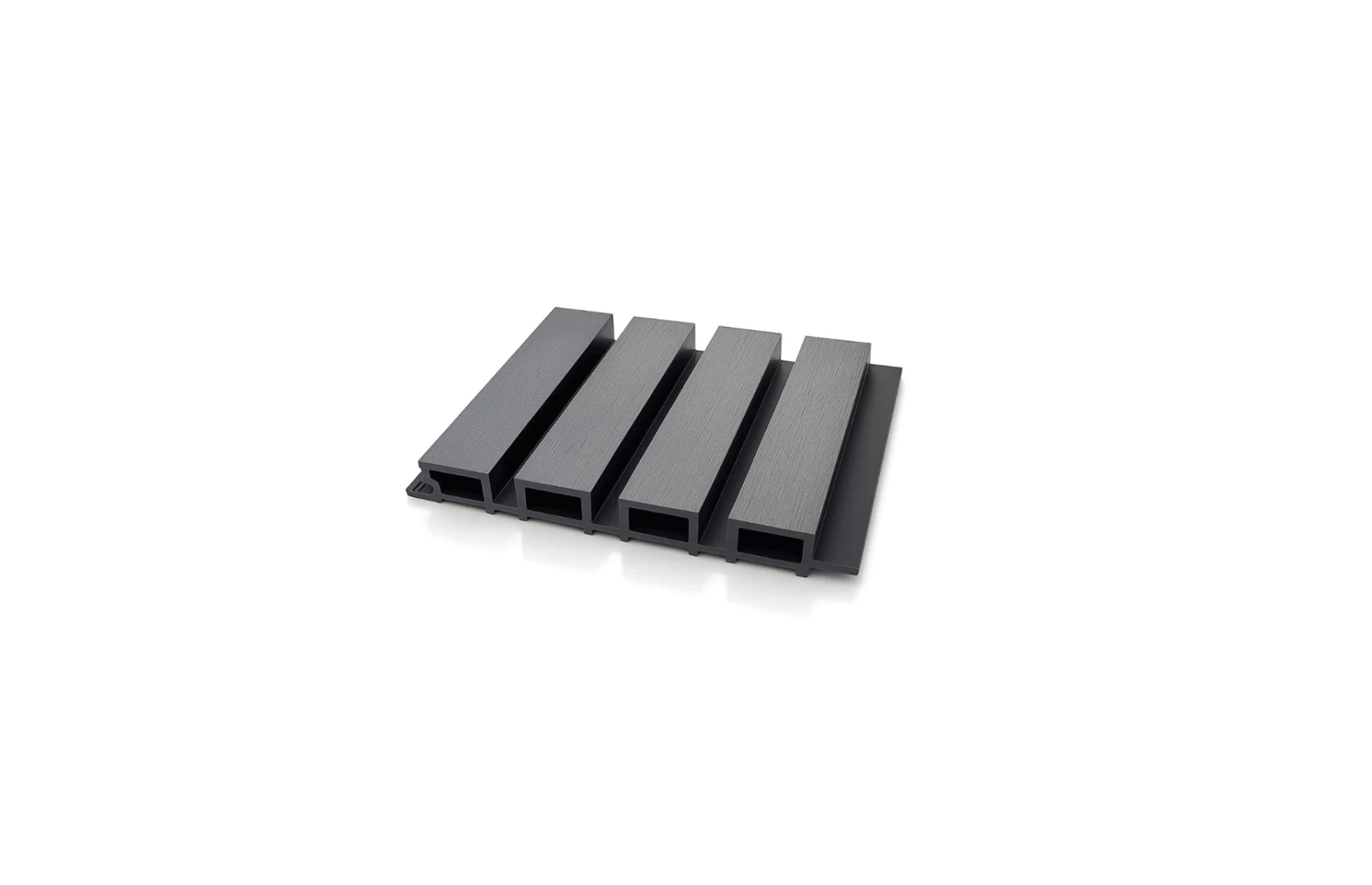 Riflaj WPC canelat negru, Dimensiune: 219x26mm