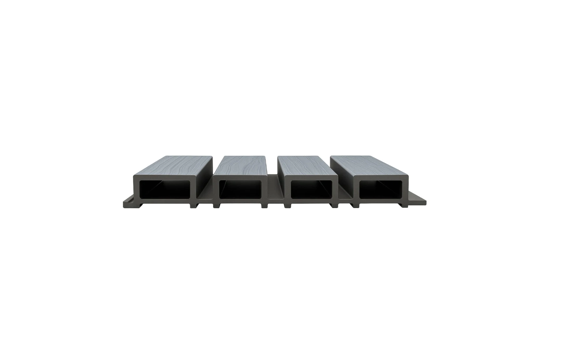 Riflaj WPC canelat negru, Dimensiune: 219x26mm